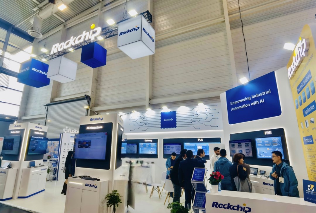 Rockchip optrådte på Embedded World 2025 i Tyskland. Bemyndigende industriel automatisering med AI